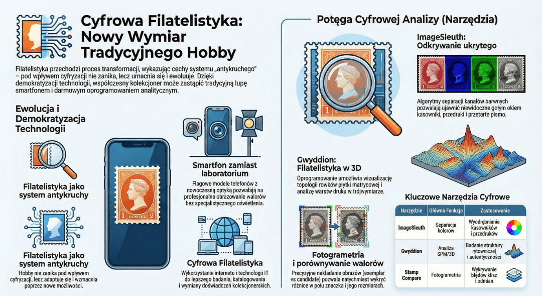 Cyfrowa filatelistyka – infografika