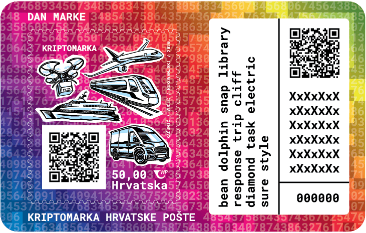 Budowa chorwackiego kryptoznaczka Postereum V1