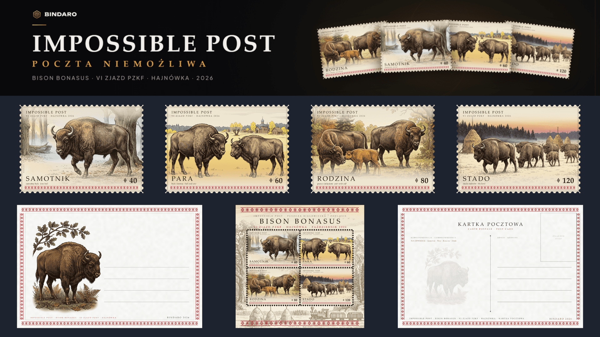 Kolekcja Impossible Post – Emisja V - Bison Bonasus · VI Zjazd PZKF