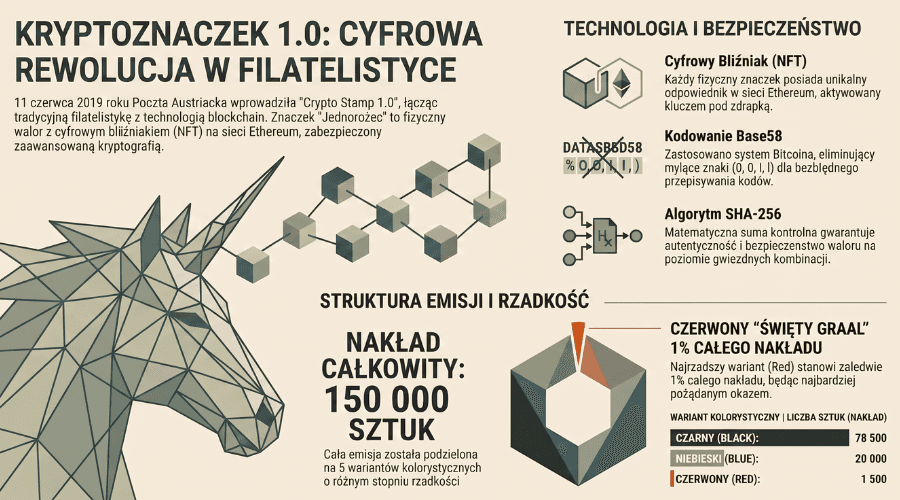 KRYPTOZNACZEK 1.0: CYFROWA REWOLUCJA W FILATELISTYCE